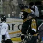 Ruhwedel vs. Searfoss hockey fight