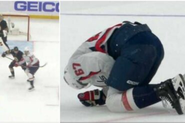 Max Pacioretty Injury 🚨 Matt Grzelcyk Ejected From Game For Spearing Pacioretty 😨 Bruins Vs Capitals