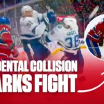 Fight starts for no reason after massive collision