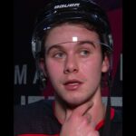 Jack Hughes on colliding with his brother Luke #shorts