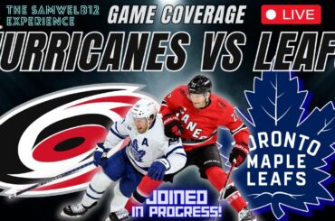 Carolina Hurricanes vs Toronto Maple Leafs LIVE STREAM NHL Game Audio | Leafs Live Gamecast