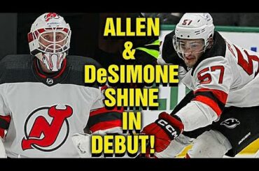 Allen & DeSimone Impressive in NJ Devils Debut! Shine in 6-2 Win Over the Dallas Stars!