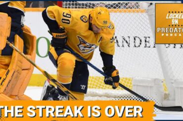 Nashville Predators Point Streak Ends After 8-4 Loss in Arizona | NHL Podcast