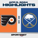 NHL Highlights | Flyers vs. Sabres - April 5, 2024