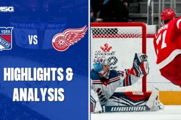 Rangers Defeat Desperate Wings In Detroit | New York Rangers