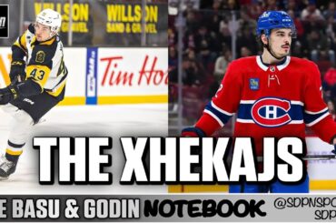 Florian Xhekaj in Laval? AND how the Canadiens discovered Arber Xhekaj | The Basu & Godin Notebook