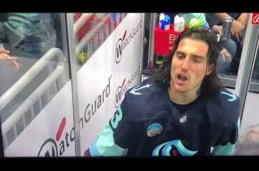 Brandon Tanev vs William Lagesson - Seattle Kraken vs Anaheim Ducks - March 28, 2024