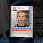 Je cote les joueurs de la LNH pour la prochaine saison 2023-24 avec ce filtre ! Jesse Ylonen...