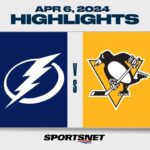 NHL Highlights | Lightning vs. Penguins - April 6, 2024