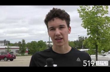 OHL - Matthew Sop is fired up for his 1st season with the Kitchener Rangers