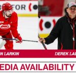 Dylan Larkin & Derek Lalonde Practice Updates | April 6, 2024