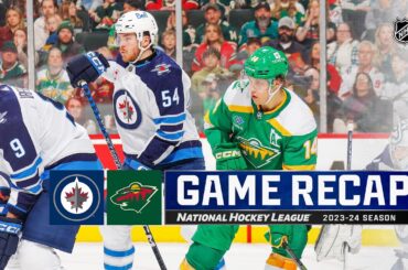 Jets @ Wild 4/6 | NHL Highlights 2024