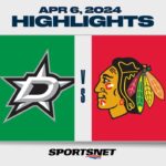 NHL Highlights | Stars vs. Blackhawks - April 6, 2024