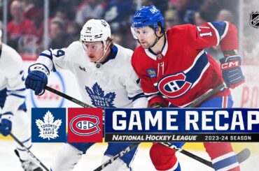 Maple Leafs @ Canadiens 4/6 | NHL Highlights 2024