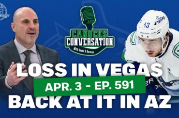 A loss in Vegas and right back at it vs. Arizona ft. Frank Seravalli | Canucks Convo | Apr 3, 2024
