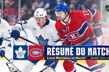 Maple Leafs vs Canadiens | Faits saillants