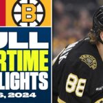 Florida Panthers at Boston Bruins | FULL Overtime Highlights - April 6, 2024