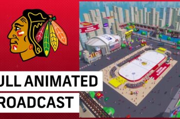 Watch the FULL Blackhawks vs. Stars animated broadcast