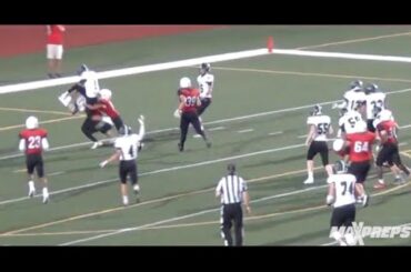 Jax Dineen leaps over not one, but two defenders