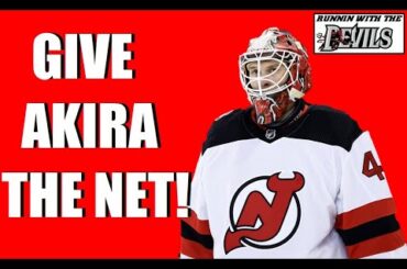 NJ Devils Akira Schmid Deserves A REAL Chance Here! #njdevils #akiraschmid