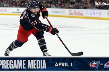 Justin Danforth Returns to Lineup for Matchup vs. Colorado Avalanche 💪 | Pregame Media (4/1/24)