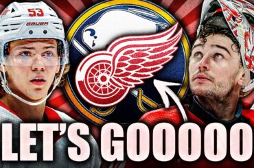 THE DETROIT RED WINGS ARE BACK IN THE PLAYOFFS: MORITZ SEIDER & ALEX LYON DOMINATE VS THE SABRES