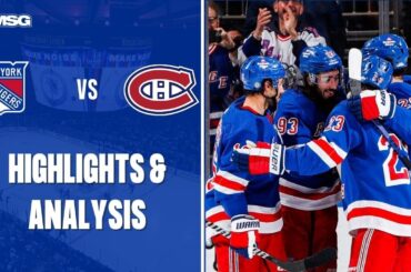 Rangers Defeat Canadiens For Franchise Record Tying 53rd Win | New York Rangers