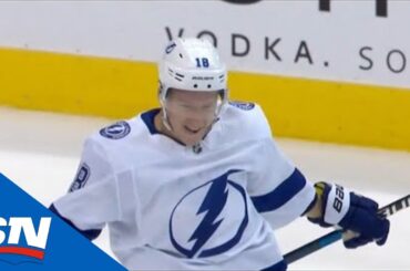 Palat And Gourde Score 15 Seconds Apart vs Bruins