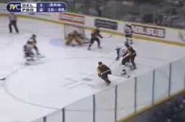 Jordan Staal's 1st goal of the 2004-05 Playoffs