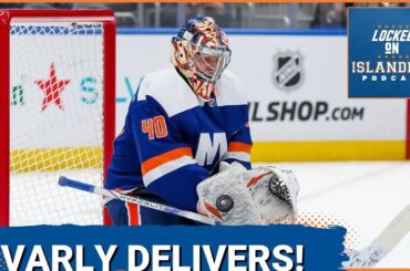 The New York Islanders Earned a Big Win Over the Predators Behind Semyon Varlamov's Outstanding Play