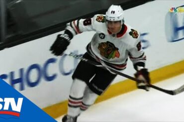 Brandon Saad Undresses Hampus Lindholm, Feeds Patrick Kane For 40th Goal