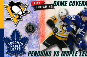PITTSBURGH PENGUINS vs TORONTO MAPLE LEAFS Live NHL Hockey coverage | Game audio