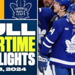Pittsburgh Penguins at Toronto Maple Leafs | FULL Overtime Highlights - April 8, 2024