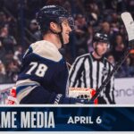 Zach Werenski & Damon Severson Score Twice in 6-2 Victory over the Flyers | Postgame Media (4/6/24)