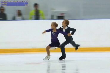 Evelina Pokrasnetieva/Ilya Makarov PD Quickstep - Moscow Jr Championships 2019