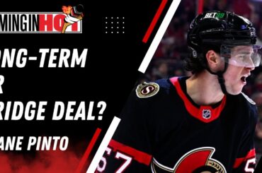 Shane Pinto Contract Discussion : Long-term or Bridge Deal? | Coming in Hot
