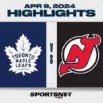 NHL Highlights | Maple Leafs vs. Devils - April 9, 2024