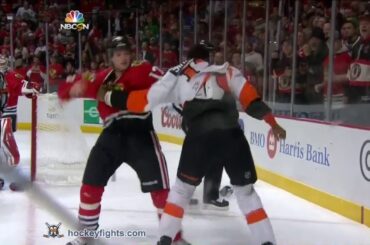Wayne Simmonds vs Sheldon Brookbank Dec 11, 2013