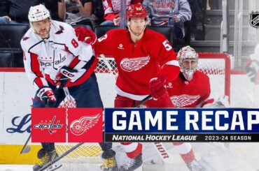 Capitals @ Red Wings 4/9 | NHL Highlights 2024