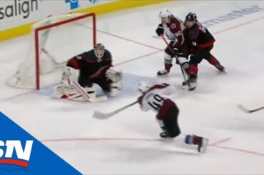 Girard Walks In And Rips Puck Past Forsberg For Late Go-Ahead Goal