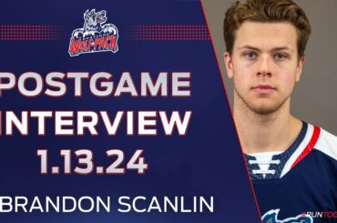Brandon Scanlin Postgame Media Availability - 1.13.24