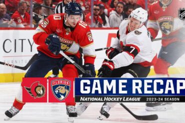 Senators @ Panthers 4/9 | NHL Highlights 2024