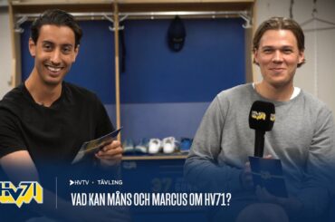 Måns vs Marcus del 2! Vi kollar hur bra koll Måns Lindbäck och Marcus Karlström har på HV71.