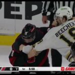 John Beecher Drops The Gloves With Jack Drury