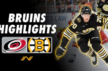 Bruins Highlights: Best of Boston's Second Matchup vs. Carolina in Five Days