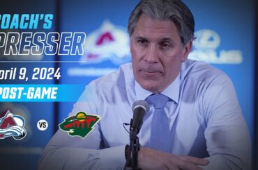 NATE DOG W/ A HATTY + 50TH GOAL! | Jared Bednar Pre Game Interview | Avalanche vs Wild