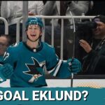 San Jose Sharks Blow Another Lead, Can William Eklund Get To 20 Goals?