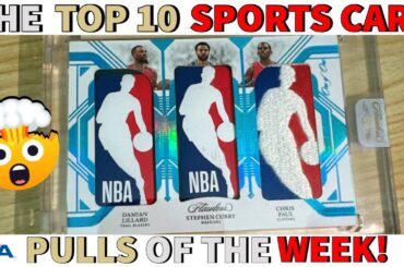 THE FIRST TRIPLE LOGOMAN HAS BEEN PULLED! | Top 10 Sports Card Pulls Of The Week Episode 141