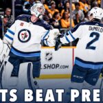 CONNOR HELLEBUYCK. Jets Beat Predators 4-3 (Game Recap + Highlights)
