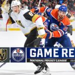 Golden Knights @ Oilers 4/10 | NHL Highlights 2024